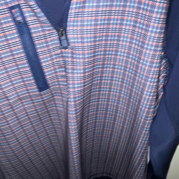 Bobby Jones Men's Xh20 Performance Grid Print Pullover Golf Jacket Size XL - Picture 4 of 4